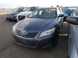 Toyota salvage cars for sale: 2011 Toyota Camry Base