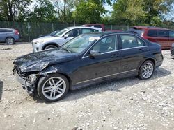 Salvage cars for sale at Cicero, IN auction: 2014 Mercedes-Benz C 300 4matic