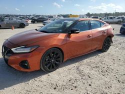 Salvage cars for sale at Houston, TX auction: 2021 Nissan Maxima SR