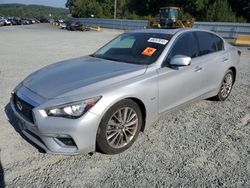 Salvage cars for sale at Concord, NC auction: 2018 Infiniti Q50 Luxe