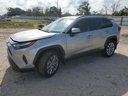 Salvage cars for sale at Riverview, FL auction: 2024 Toyota Rav4 XLE Premium