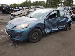 Mazda salvage cars for sale: 2011 Mazda 3 I