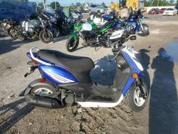 Salvage motorcycles for sale at Riverview, FL auction: 2014 Yamaha YW50 FX