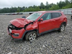 Jeep salvage cars for sale: 2019 Jeep Compass Latitude