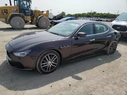 Salvage cars for sale at Indianapolis, IN auction: 2017 Maserati Ghibli S