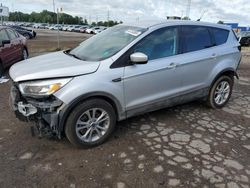 Salvage cars for sale at Woodhaven, MI auction: 2019 Ford Escape SE