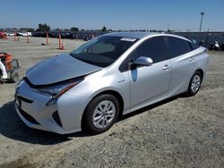 Salvage cars for sale at Antelope, CA auction: 2017 Toyota Prius