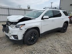 Salvage cars for sale at Appleton, WI auction: 2019 Chevrolet Traverse LT