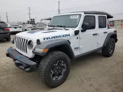 Jeep salvage cars for sale: 2022 Jeep Wrangler Unlimited Rubicon 4XE