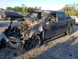 Salvage cars for sale at Riverview, FL auction: 2021 Ford F150 Supercrew