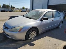 Salvage cars for sale at Nampa, ID auction: 2005 Honda Accord DX