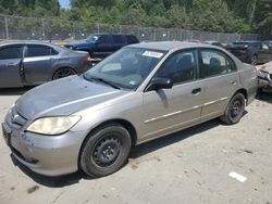 Salvage cars for sale at Waldorf, MD auction: 2004 Honda Civic LX