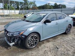 Salvage cars for sale at Spartanburg, SC auction: 2024 Nissan Sentra SR