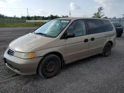 Honda salvage cars for sale: 2002 Honda Odyssey LX