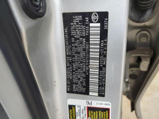 2012 Toyota Camry Base