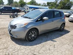 Salvage cars for sale at Wichita, KS auction: 2015 Nissan Versa Note S