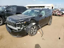 2019 Jeep Cherokee Limited en venta en Brighton, CO