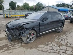 Jaguar salvage cars for sale: 2018 Jaguar F-PACE S