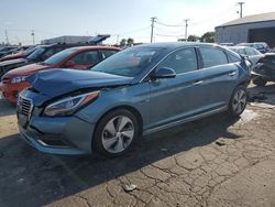 Salvage cars for sale at Chicago Heights, IL auction: 2016 Hyundai Sonata Hybrid