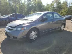 Salvage cars for sale at Cookstown, ON auction: 2009 Honda Civic DX-G