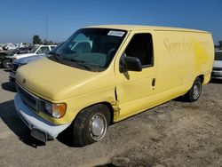 Salvage trucks for sale at Fresno, CA auction: 2000 Ford Econoline E150 Van