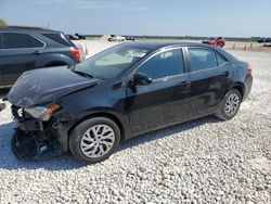 Salvage cars for sale at Temple, TX auction: 2017 Toyota Corolla L