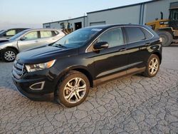 Salvage cars for sale at Kansas City, KS auction: 2017 Ford Edge Titanium