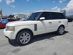 Land Rover salvage cars for sale: 2010 Land Rover Range Rover HSE Luxury