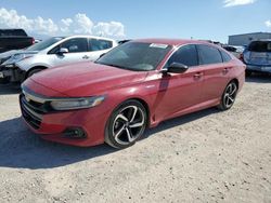 Salvage cars for sale at Tucson, AZ auction: 2022 Honda Accord Hybrid Sport