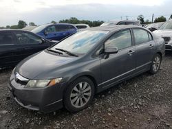 Salvage cars for sale at Hillsborough, NJ auction: 2010 Honda Civic EXL