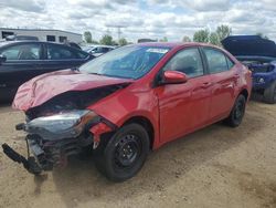 Salvage cars for sale at Elgin, IL auction: 2018 Toyota Corolla L