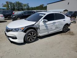 Salvage cars for sale at Spartanburg, SC auction: 2016 Honda Accord EXL