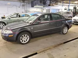 Salvage cars for sale at Dyer, IN auction: 2004 Volkswagen Passat GLS