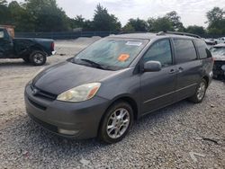 Salvage cars for sale at Madisonville, TN auction: 2005 Toyota Sienna XLE