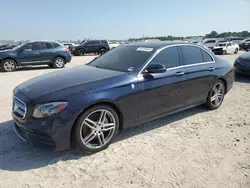 Salvage cars for sale at Houston, TX auction: 2017 Mercedes-Benz E 300