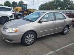 Salvage cars for sale at Moraine, OH auction: 2003 Toyota Corolla CE