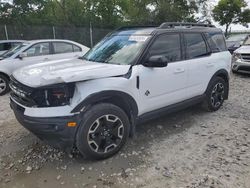 Ford salvage cars for sale: 2022 Ford Bronco Sport Outer Banks