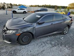 Salvage cars for sale at Fairburn, GA auction: 2017 Honda Civic LX