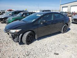 Honda salvage cars for sale: 2015 Honda Civic LX