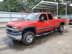 Salvage cars for sale at Austell, GA auction: 2002 Chevrolet Silverado C2500 Heavy Duty