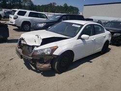 Salvage cars for sale at Spartanburg, SC auction: 2012 Honda Accord LX