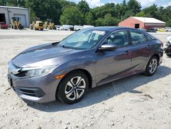 Salvage cars for sale at Mendon, MA auction: 2017 Honda Civic LX