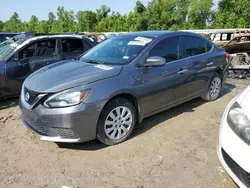 Nissan salvage cars for sale: 2016 Nissan Sentra S