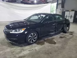 Salvage cars for sale at North Billerica, MA auction: 2017 Honda Accord EXL