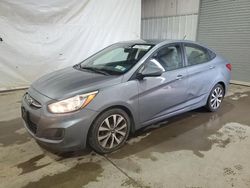 Salvage cars for sale at Central Square, NY auction: 2017 Hyundai Accent SE