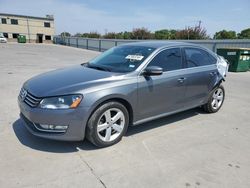 Salvage cars for sale at Wilmer, TX auction: 2015 Volkswagen Passat S