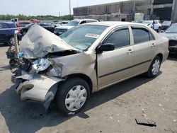 Salvage cars for sale from Copart Fredericksburg, VA: 2007 Toyota Corolla CE