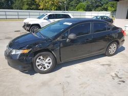 Honda salvage cars for sale: 2012 Honda Civic LX