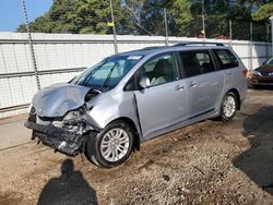 Salvage cars for sale at Austell, GA auction: 2015 Toyota Sienna XLE