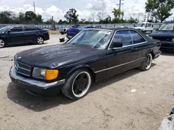 Salvage cars for sale at Riverview, FL auction: 1982 Mercedes-Benz 380 SEC